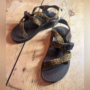 Chaco Leopard Print Sandals